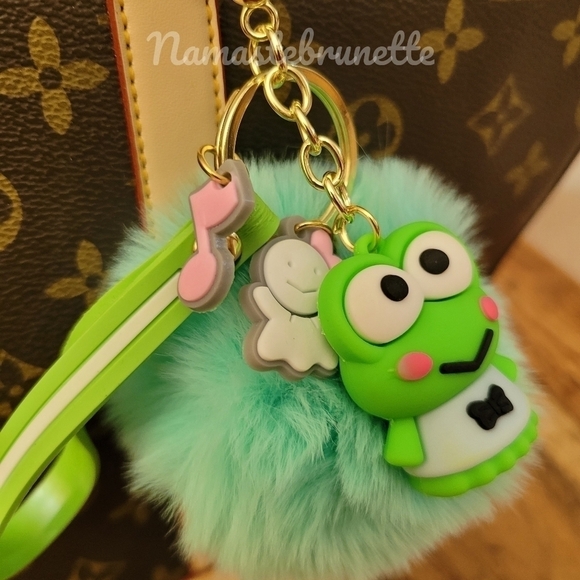 Sanrio Keroppi Keychain With Strap - Picture 7 of 7